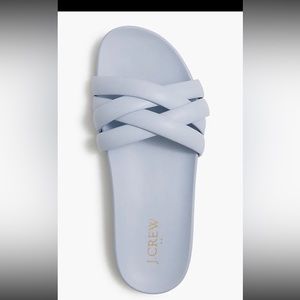 NEW J.Crew Criss Cross Slide Sandals 8